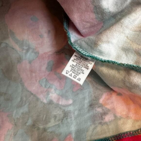 Isaac Mizrahi Live! Women's floral bright color t shirt size small - Picture 2 of 7